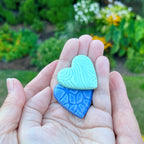 COLORED HEARTS (Purples & Blues)