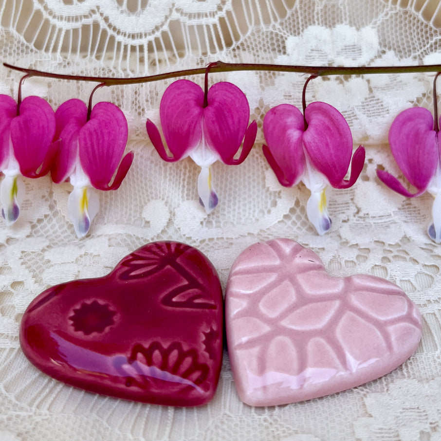 COLORED HEARTS (Reds and Pinks)