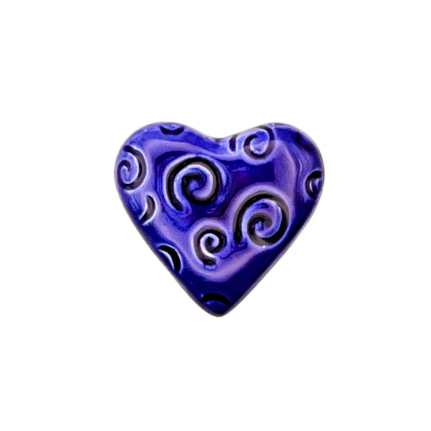 COLORED HEARTS (Purples & Blues)
